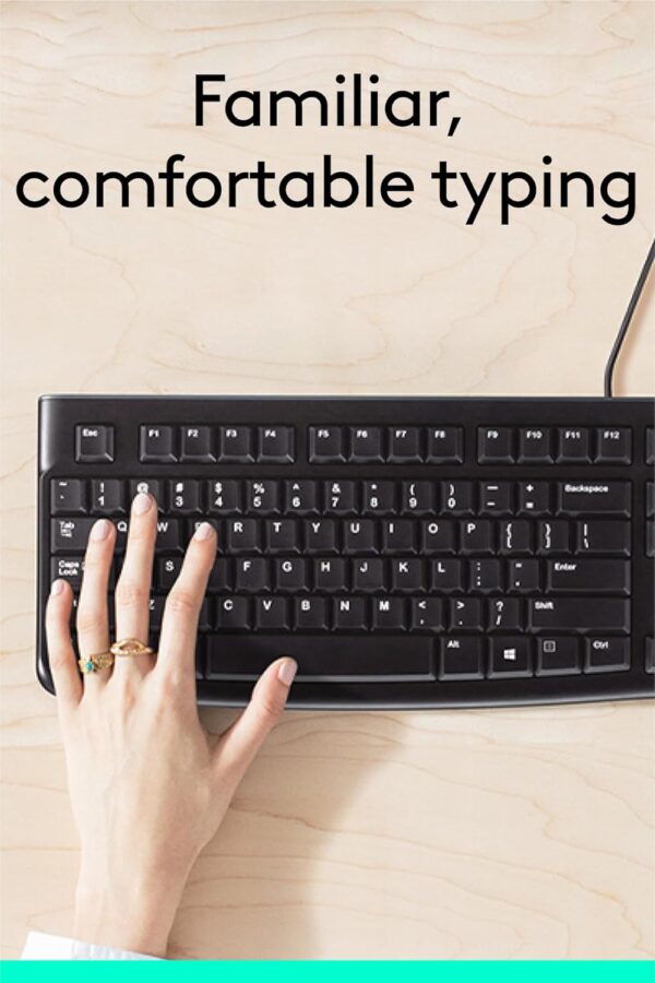 Logitech Plug and Play USB Keyboard K120 - Image 6