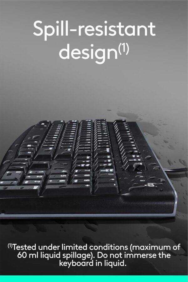 Logitech Plug and Play USB Keyboard K120 - Image 5