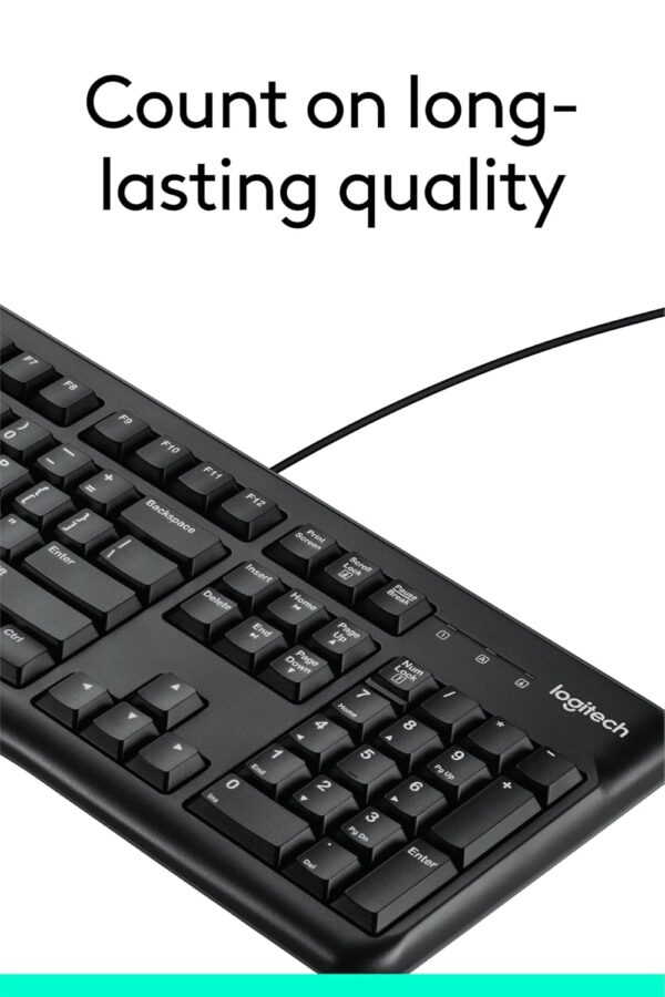 Logitech Plug and Play USB Keyboard K120 - Image 2